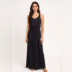 Tie‎ Die maxi dress